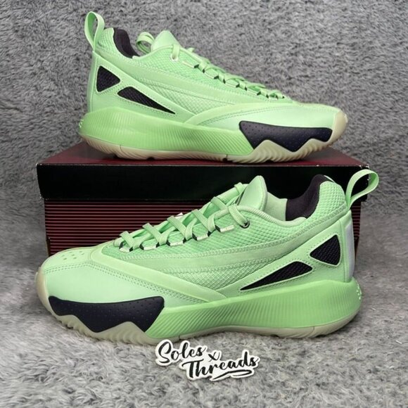Adidas Dame Certified 2 Low Size 13 Men Basketball Semi Green Spark Aurora - Picture 1 of 7